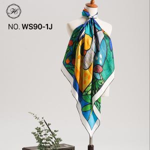 Digital Print Silk Hijab Maker