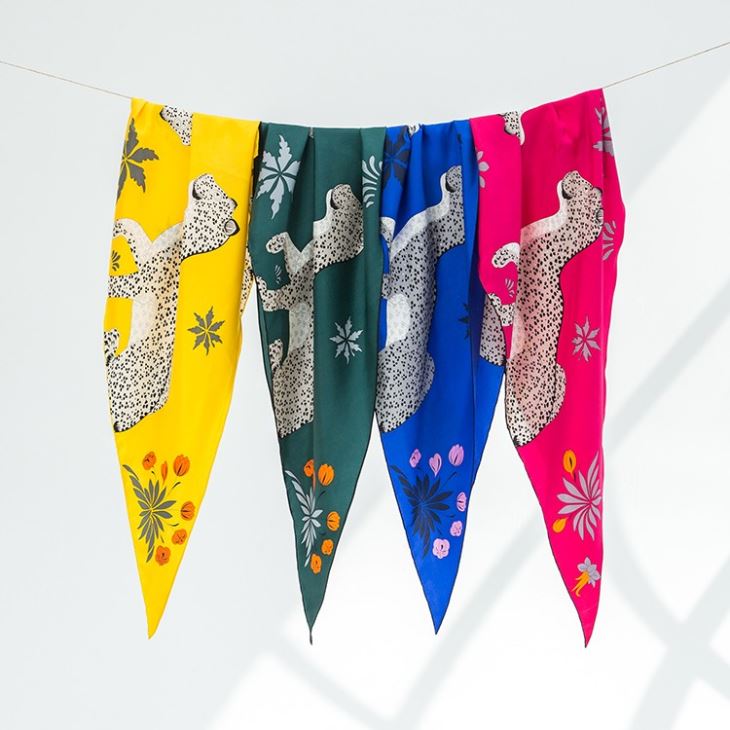 Triangular Silk Scarves